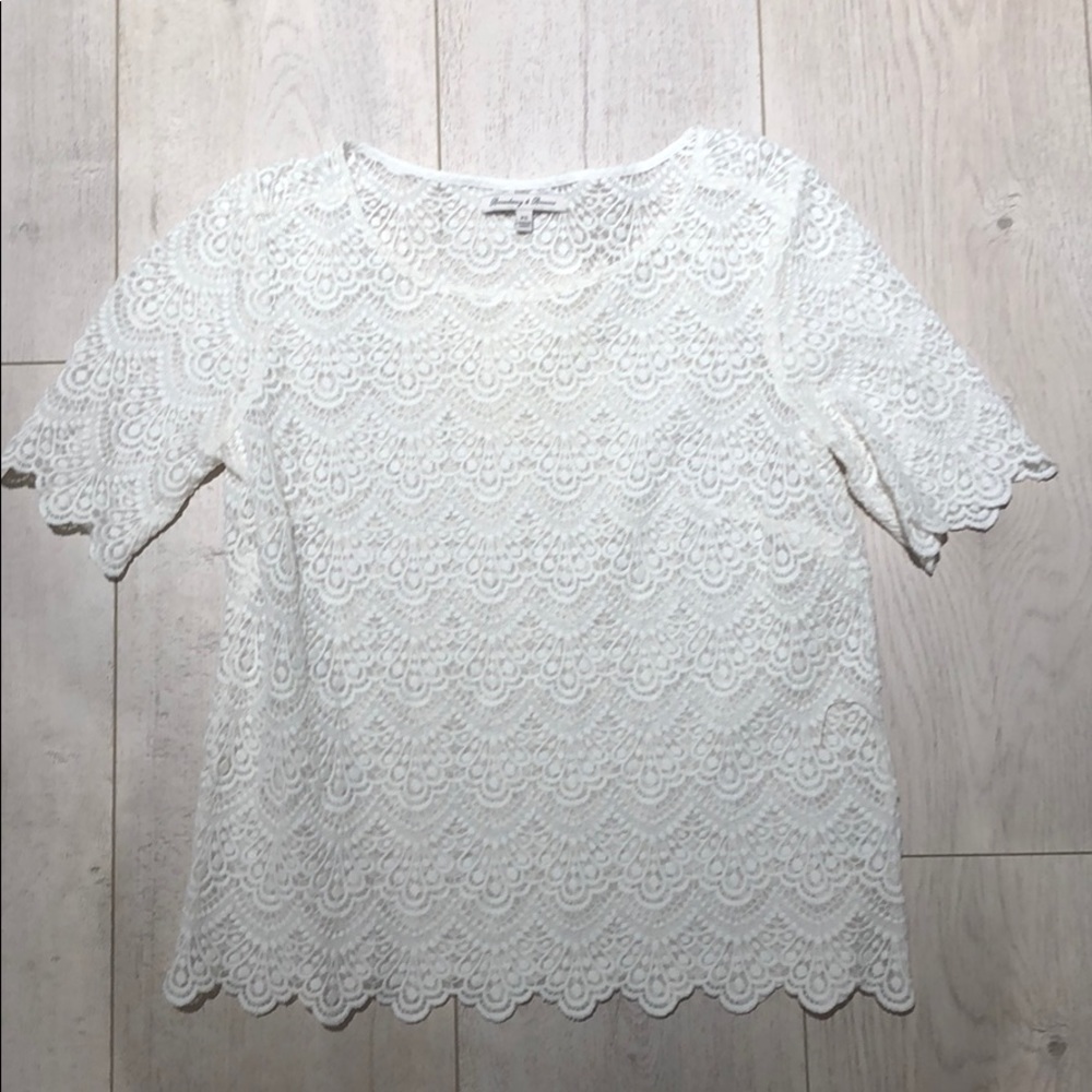 Broadway and Broome by Madewell Lace Top